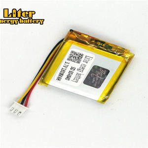 Stecker <span class=keywords><strong>2</strong></span>,5-3 P 3,7 V 804040 1800 mah Hohe qualität Wiederaufladbare Li-Ion Polymer Lithium-Batterie Spannung Li- po Li-polymer Batterie - Product Image 3