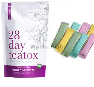 15Day Detox Facile Sottile Skinny Tè Dropship Dieta A Base di Erbe Sacchetto di Imballaggio Private Label Natura Dimagrante Detox Tè, bere Morbido - Product Image 1
