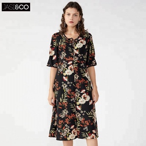 Maxi impreso Casual Kitenge diseños suelto cuello en V venta al por mayor <span class=keywords><strong>de</strong></span> las <span class=keywords><strong>mujeres</strong></span> <span class=keywords><strong>africanas</strong></span> vestido bohemio - Product Image 6