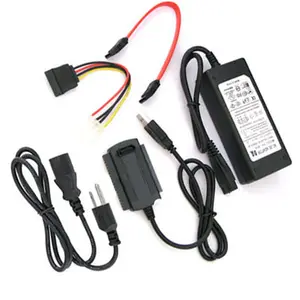 Driver Kabel IDE Baru Populer & SATA USB 2.0 Ke Sata Ide 2.5 3.5 Konverter HDD