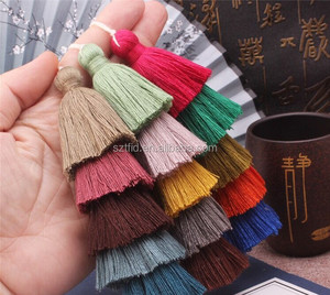 Borla <span class=keywords><strong>de</strong></span> algodón colorida <span class=keywords><strong>de</strong></span> alta calidad para decoración <span class=keywords><strong>de</strong></span> bolso, abalorio <span class=keywords><strong>de</strong></span> borla para bolso, borla para decoración <span class=keywords><strong>de</strong></span> bolso - Product Image 2