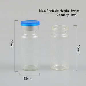Chai Lọ Thủy Tinh Phun Trong Suốt 10Ml + Nắp 20Mm Hộp Đựng Mẫu Đóng Kín Uốn Thuốc Lỏng - Product Image 2