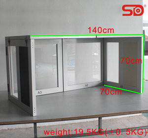 Cabina de traducción de escritorio para 2 personas, SIBS01, SINGDEN, a prueba de sonido, SIB-S01R, cabina duradera - Product Image 6