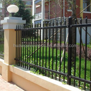Clôture de jardin en <span class=keywords><strong>fer</strong></span> <span class=keywords><strong>forgé</strong></span> de qualité commerciale avec <span class=keywords><strong>porte</strong></span> de clôture en métal pour décor de restaurant - Product Image 5