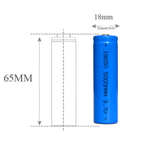Xiaomi зарядное устройство нужно 18650 5000 мАч аккумулятор <span class=keywords><strong>3</strong></span>.7 В охраняемых литий-ионная 18650 5000 мАч синий аккумулятор - Product Image 2