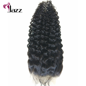 Color <span class=keywords><strong>Natural</strong></span> 9a grado brasileño de la onda profunda de encaje francés cierre Frontal - Product Image 4