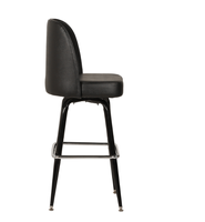 Tabouret de bar contemporain pivotant en métal en PVC, cuir, siège baquet moderne, meubles pour la maison, bar, salon, hôtel