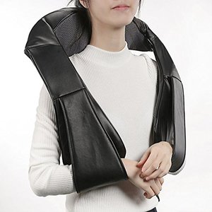 Cuscino per il collo con massaggio terapeutico vibrante regolabile - Product Image 4