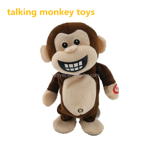 Eléctrica 15 cm cantando peluche al por mayor caminar mono de peluche de juguete - Product Image 2