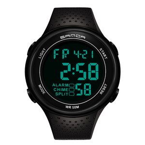 SANDA Sports Fashion LED Men Watches 30M Waterproof <strong>Digital</strong> Watch Week Month Display Calendar Chronograph Alarm <strong>Clock</strong> 375 - Product Image 6