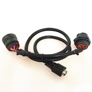 9 Pin Yeşil siyah Tip 2 Deutsch to OBD2 Y Splitter Kamyon GPS yeni Freightliner Western Star Kenworth - Product Image 3