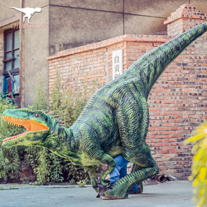 Dinosaur <span class=keywords><strong>World</strong></span> Costume de dinosaure Velocirapter Bleu pour la fête - Product Image 6