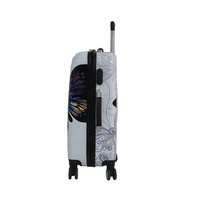 Valise papillon en ABS de 20, 24 et 28 pouces, fabriquée en Chine, avec 12 trousses de maquillage