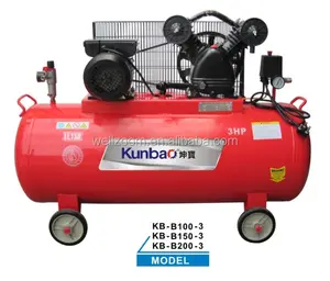 Memasok 100l besar tangki air compressor dengan motor listrik