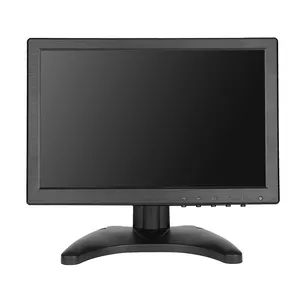 Tamanho pequeno 10,1 polegadas LED PC Monitor 16:10 Mini IPS LCD CCTV Monitor 1920*1200