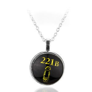 Popular Puerta Sherlock 221B película Collar collares Para Niños Niñas - Product Image 1