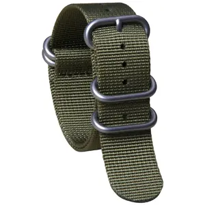 צבא ירוק עבור רצועת ניילון <span class=keywords><strong>zulu</strong></span> רצועה 18-24 מ "מ מהיר שחרור רצועה אופנתית ניילון אופנתית עבור 18 20 22 מ" מ מקרים - Product Image 1