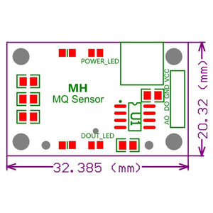وحدة استشعار غاز قابل للاحتراق MQ9 MQ 9 لجهاز إنذار أحادي أكسيد الكربون لأردو - Product Image 6