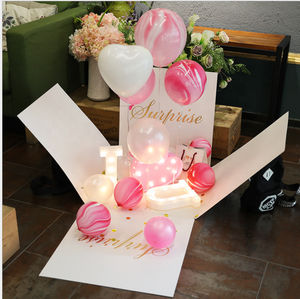 Venta al por mayor personalizado único romántico <span class=keywords><strong>sorpresa</strong></span> <span class=keywords><strong>cumpleaños</strong></span> proponer laminado mate hecho a mano hoja de oro caja cuadrada embalaje de <span class=keywords><strong>regalo</strong></span> - Product Image 2