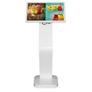 YC-22T Biển Hiệu Kỹ Thuật Số Đứng Sàn Totem 22 Inch Tương Tác Nhà Hàng E-menu Kiosk Màn Hình Cảm Ứng Thanh Toán