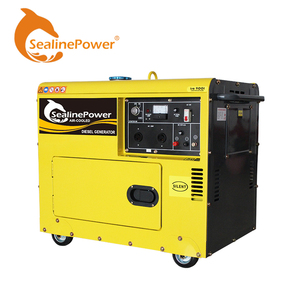 5.5KVA 電動始動式 静音ディーゼル発電機（SE188Fディーゼルエンジン搭載） - Product Image 1