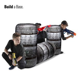 Équipement <span class=keywords><strong>de</strong></span> terrain <span class=keywords><strong>de</strong></span> paintball Laser Tag Bunker gonflable personnalisé en forme <span class=keywords><strong>de</strong></span> pile <span class=keywords><strong>de</strong></span> pneus pour le <span class=keywords><strong>jeu</strong></span> <span class=keywords><strong>de</strong></span> paintball CS - Product Image 3