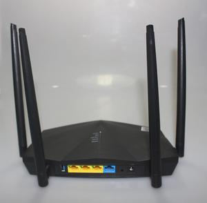 Alta Potência 10/100M Porta WAN Roteador Sem Fio 1200Mbps AC 4 * 5Dbi com <span class=keywords><strong>USB</strong></span> e Senha de Segurança Wifi Senha Roteador Seguro - Product Image 3