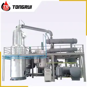 Lube oil filtration machine black engine oil Distilling to base oil machine with CE,ISO,SGS,BV certificate