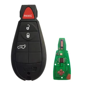 4 tasten 433 Mhz ID46Chip Auto-Remote-Key Fob Für Dodge Jeep