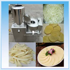 Cunei di Patate In Acciaio Inox Macchina di Taglio/Dolce Lavaggio Patate Peeling Macchina Affettatrice/Affettatrice di Patate
