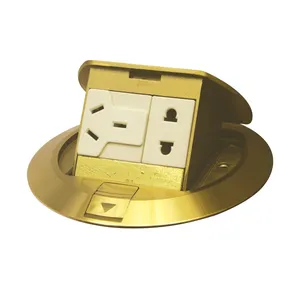 POP UP 10A 220V-250V floor box/multiple floor socket