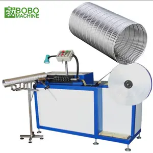 PAD-300 serie Aluminium folie flexibele duct machine fabricage voor Metallic Strip Gewikkelde Spiraal Slang