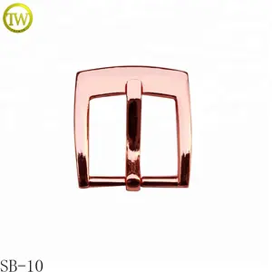 Rose gold shoes metal buckle blank metal pin belt buckle manufacturers