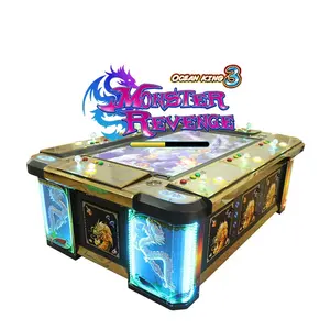 Oceaankoning 3 Monster Wraak Vis Spel Tafel 8 Speler Vis Jager Arcade Vis Spel Machines