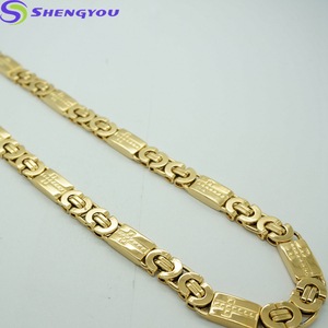 Collar de Oro de 18K para Hombre, Estilo Hip Hop, Diseño de Cruz, Nueva Cadena de Eslabones, Joyería de Acero Inoxidable, Cristiano, para Aniversarios - Product Image 3
