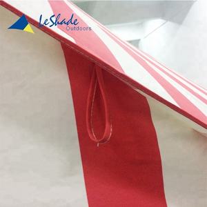 Tienda de Campaña Tipo Campana de Lona a Rayas Blancas y Rojas de 4m - Product Image 4