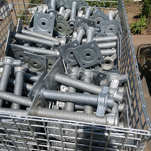 Mạ Kẽm Giàn Giáo Cấp Chân Điều Chỉnh Nut Chủ Đề Cơ Sở Vít <span class=keywords><strong>Jack</strong></span> - Product Image 4