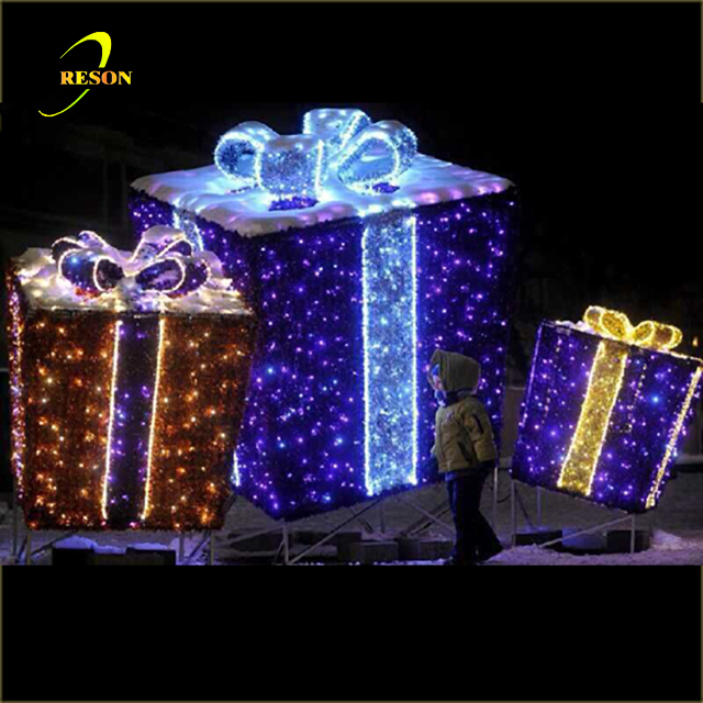 Christmas Party Decoration Christmas Gift Box 3d Customizable High Quality Unique Christmas Decoration Gift Boxes