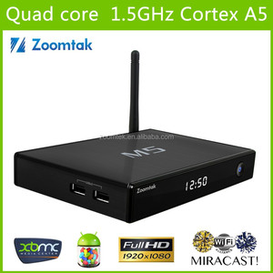 Oem Zoomtak M5 precio facroty smart tv caja H.265 <span class=keywords><strong>kodi</strong></span> <span class=keywords><strong>14</strong></span>.2 quad core android tv box 4 k - Product Image 2