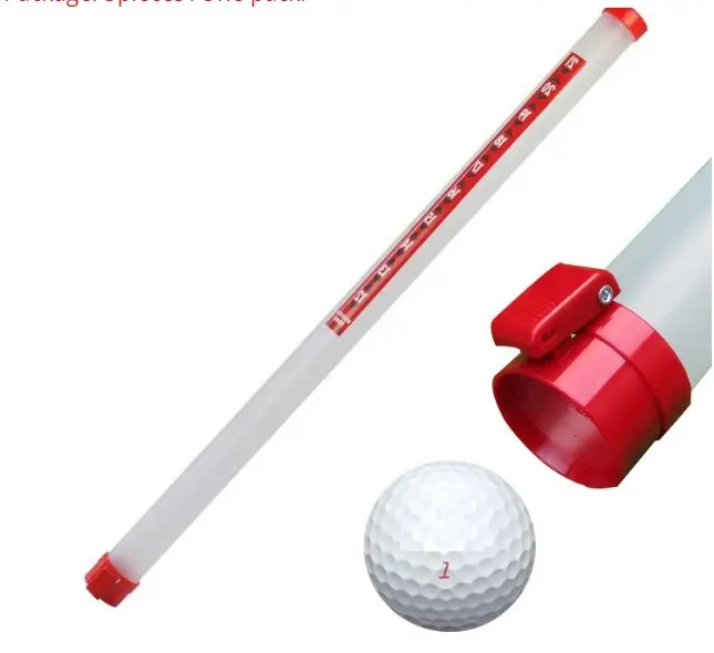 تصميم جديد لكرة الجولف البلاستيكية التي يمكن حملها أسطوانية تتسع إلى 21 كرة