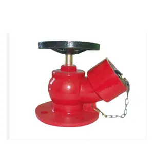 Oblique fire hydrant landing valve in cooper alloy