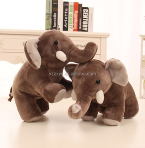 Peluche elefante giocattoli per bambini farciti elefante grigio giocattoli elefante morbido vendita diretta in fabbrica tessuto ecologico - Product Image 4