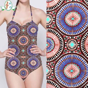 Thời Trang Châu Phi Phong Cách In Vải 4 Cách Căng Nylon Spandex Vải - Product Image 4