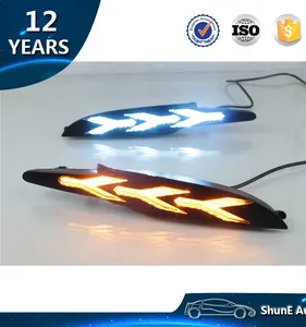 新款 LED 日间行车灯适用于马自达 3 Axela 2017-2018 雾灯 DRL 汽车零件