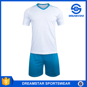 Thai quality blue short jersey - Product Image 3