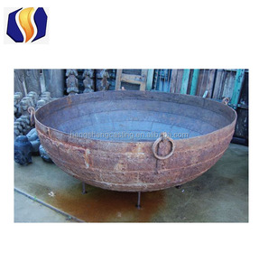 Outdoor Cast Iron Fireplace &amp; BBQ Wood <strong>Fire</strong> <strong>Pit</strong> <strong>Round</strong> Iron <strong>Table</strong> for Indoor &amp; Outdoor Cooking - Product Image 2
