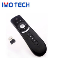 Télécommande de Smart TV, 2.4G, 3D, bâton de mouvement, pour téléphone intelligent, lecteur multimédia, clavier, modèle T2