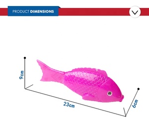 Peixe de natação operado a bateria de brinquedo de plástico com música leve, melhor venda - Product Image 5