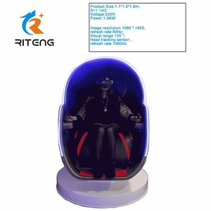Solo edición 9D VR huevo silla Simulador de <span class=keywords><strong>cine</strong></span> 9D realidad virtual 360 rotación máquina - Product Image 2