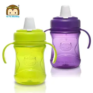 모조리 아기 모자 트레이너-Bpa 무료 유출 증거 아기 sippy 컵 트레이너 컵 플라스틱 마시는 컵 300ml